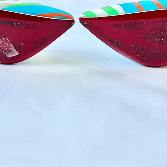 Christian Louboutin Hot Chick 100 Pumps EU 37.5 | Pearlescent Patent 100mm - Picture 11 of 13